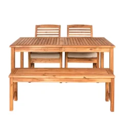 Ravenscroft 4pc Acacia Wood Patio Dining Set - Saracina Home 18 Ravenscroft 4pc Acacia Wood Patio Dining Set - Saracina Home -Garden & Outdoors GUEST b9ee2181 ca32 41f5 bdb7 5ca2d3689ec3