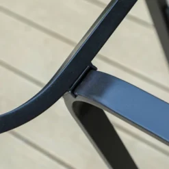 Patio Set With Steel Table With 1.57" Umbrella Hole & Padded Sling Arm Chairs - Captiva Designs -Garden & Outdoors GUEST bbfd3150 fab1 4aae a829 10c925cd3077 1