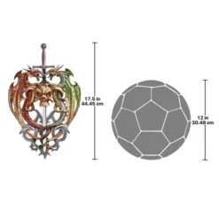 Design Toscano Hell-Bent Dragon Protectors Of The Sword Wall Sculpture 7 Design Toscano Hell-Bent Dragon Protectors Of The Sword Wall Sculpture -Garden & Outdoors GUEST bc6dc286 d76a 4c2a b44e 6897b695e87e