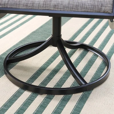 5pc Patio Set With Square Table & Steel 360 Swivel Sling Arm Chairs - Captiva Designs 15 5pc Patio Set With Square Table & Steel 360 Swivel Sling Arm Chairs - Captiva Designs - Image 13