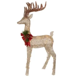 Northlight 48" Pre-Lit LED Champagne Deer Outdoor Christmas Decoration 10 Northlight 48" Pre-Lit LED Champagne Deer Outdoor Christmas Decoration -Garden & Outdoors GUEST bdf9b2d3 6b8a 47ad a7f7 0151cfc171c4