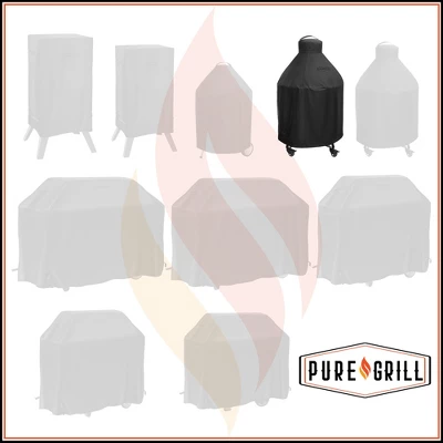 Pure Grill 27-Inch Ceramic Grill Cover For All Large Kamado Charcoal BBQ Grill Brands, Universal Fit Cover - 35" Dia X 45" H 8 Pure Grill 27-Inch Ceramic Grill Cover For All Large Kamado Charcoal BBQ Grill Brands, Universal Fit Cover - 35" Dia X 45" H - Image 6