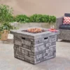 Angeles Outdoor Square Fire Pit - Gray - Christopher Knight Home 2 Angeles Outdoor Square Fire Pit - Gray - Christopher Knight Home -Garden & Outdoors GUEST bf33fe26 0a28 4051 a991 cb1b084af800