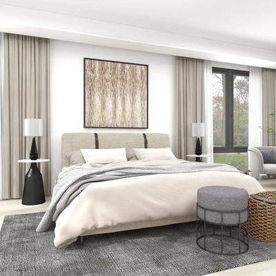 Metal Fabric Patio Garden Stool - Olivia & May 10 Metal Fabric Patio Garden Stool - Olivia & May - Image 8