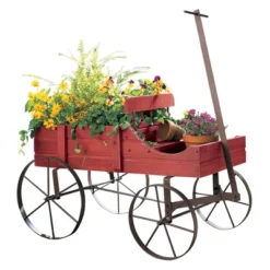 Collections Etc Wagon Decorative Indoor / Outdoor Garden Backyard Planter 14 Collections Etc Wagon Decorative Indoor / Outdoor Garden Backyard Planter -Garden & Outdoors GUEST c5728bd5 ed0c 4870 99f3 343d6f464582