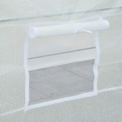 Outsunny 20' X 10' X 7' Large Walk-in Greenhouse, Steel Frame, PE Cover, 2 Doors, Outdoor Tunnel Hoop Hot House Kit, White -Garden & Outdoors GUEST c6040ee5 c24c 4785 bf59 2c550d927929