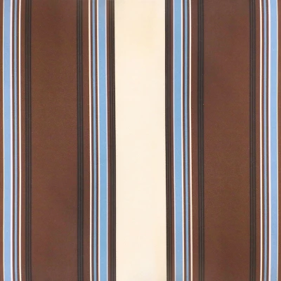 Sunnydaze Decor Sunnydaze 2-Person Outdoor Patio Swing With Adjustable Canopy Shade, Cushions And Pillow, Brown Stripe 5 Sunnydaze Decor Sunnydaze 2-Person Outdoor Patio Swing With Adjustable Canopy Shade, Cushions And Pillow, Brown Stripe - Image 3