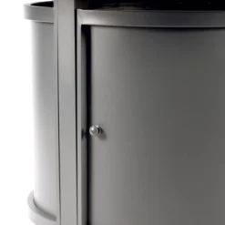 Oakland Living Aluminum 44"x44" Round 55000 BTUs Propane Patio Dining Table With Lava Rock & Lid Gray -Garden & Outdoors GUEST c65fdce6 30d5 4a12 b0ee e30603e44ddc