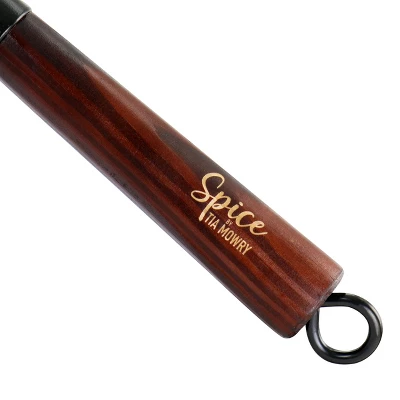 Spice By Tia Mowry 12in Carbon Steel Wok With Wooden Handle In Black 5 Spice By Tia Mowry 12in Carbon Steel Wok With Wooden Handle In Black - Image 3