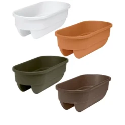 24" 2 X 4 Railing Planter