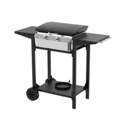 Nexgrill 300-0015 2 Burner Griddle Cart With Spatula - Black -Garden & Outdoors GUEST d2e38504 7a3a 4a27 a4de d8e5843dd80f