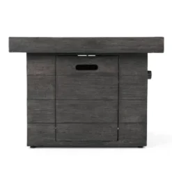 Puerta 5pc All-Weather Wicker Patio Club Chairs With Firepit Brown/Gray - Christopher Knight Home -Garden & Outdoors GUEST d34c0922 d193 4a0f 94c5 cc1a752f1139