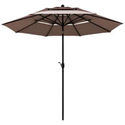 Tangkula Outdoor Auto-tilt Patio Market Umbrella W/ Double Vented 16 Tangkula Outdoor Auto-tilt Patio Market Umbrella W/ Double Vented -Garden & Outdoors GUEST d3941431 3909 4fcb 9ea4 ecefeca7fb25