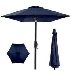 Best Choice Products 7.5ft Heavy-Duty Outdoor Market Patio Umbrella W/ Push Button Tilt, Easy Crank Lift -Garden & Outdoors GUEST d6ee5e54 7a2c 48c7 abcc c64815a54e66