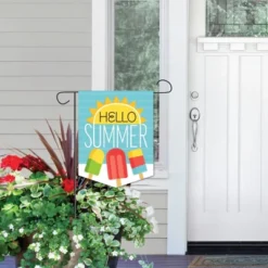 Big Dot Of Happiness Hello Summer - Outdoor Home Decorations - Double-Sided Popsicle Sun Decor Garden Flag - 12 X 15.25 Inches -Garden & Outdoors GUEST d7cd9714 c1b7 42d0 8e2a 40df4266f33c