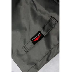 Titanium 3-Layer Water Resistant Outdoor Dining Set Round Covers Dark Gray By Shield