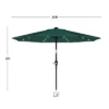 Nature Spring Patio Umbrella With LED Lights - 10', Green 2 Nature Spring Patio Umbrella With LED Lights - 10', Green -Garden & Outdoors GUEST d8b490c9 10b1 43e1 8d5f 296cf4473e2e