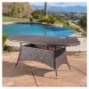 Corsica Oval Wicker Dining Table - Multi Brown - Christopher Knight Home -Garden & Outdoors GUEST d996dec8 5e8c 43f4 8dc2 e0ef11c9858b