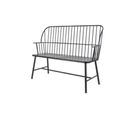 Traditional Outdoor Patio Bench - Black - Olivia & May 20 Traditional Outdoor Patio Bench - Black - Olivia & May -Garden & Outdoors GUEST dab9c92f 670a 4640 8410 0ff9e9b62ab6