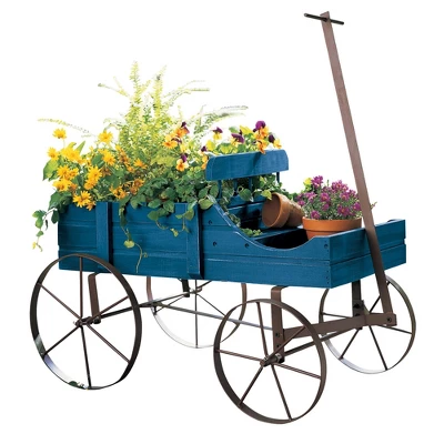 Collections Etc Wagon Decorative Indoor / Outdoor Garden Backyard Planter 7 Collections Etc Wagon Decorative Indoor / Outdoor Garden Backyard Planter - Image 5