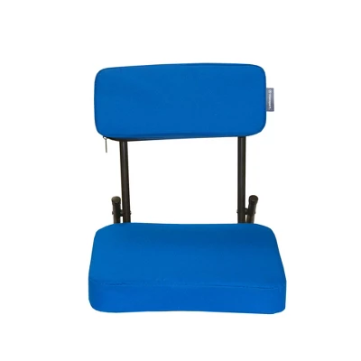 Stansport Steel Frame Foldable Coliseum Seat - Blue 3 Stansport Steel Frame Foldable Coliseum Seat - Blue