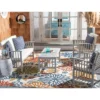 Rocklin 4pc Living Set - Gray/Beige/Navy - Safavieh -Garden & Outdoors GUEST dfaf8749 0d2c 496a 8fd1 41cbf377f550