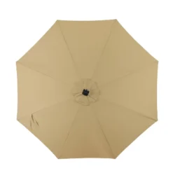 11' X 11' Calypso II Market Patio Umbrella With Solar LED Strip Lights Champagne - Island Umbrella 18 11' X 11' Calypso II Market Patio Umbrella With Solar LED Strip Lights Champagne - Island Umbrella -Garden & Outdoors GUEST e0326e4b 31d4 41f3 bfc6 4894ec791c92