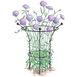 Gardener's Supply Company Essex Plant Support | Sturdy Metal Plants Support Frame For Peonies, Rose Ornamental Flower Garden Cage | Wide Top Rings