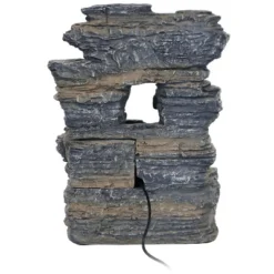 Sunnydaze Decor Sunnydaze Indoor Decorative Five Stream Rock Cavern Tabletop Water Fountain With Multi-Colored LED Lights - 13" -Garden & Outdoors GUEST e1944b24 2fff 408e 8c20 1b4edcce507b