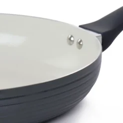 Oster® Oster Ridge Valley 12 Inch Aluminum Nonstick Frying Pan In Grey -Garden & Outdoors GUEST e3d52468 462b 4031 a06d f5605e91b79d