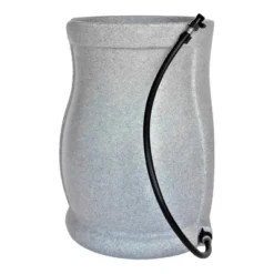 FCMP Outdoor Catalina 45 Gallon Water Rain Catcher Barrel With Flat Back For Watering Outdoor Plants, Gardens, And Landscapes, Light Granite (2 Pack) 9 FCMP Outdoor Catalina 45 Gallon Water Rain Catcher Barrel With Flat Back For Watering Outdoor Plants, Gardens, And Landscapes, Light Granite (2 Pack) -Garden & Outdoors GUEST e6795336 a727 41a4 ae31 0a8badfb22e2