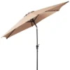 Costway 9FT Patio Umbrella Patio Market Steel Tilt W/ Crank Outdoor Yard Garden, White -Garden & Outdoors GUEST e849c09e cc39 4d82 a4cd 5d076e1b3692