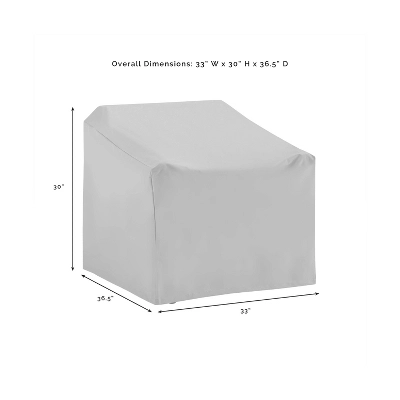 Crosley 4pc Furniture Cover Set, Loveseat, Two Chairs And Coffee Table, Tan 5 Crosley 4pc Furniture Cover Set, Loveseat, Two Chairs And Coffee Table, Tan - Image 3