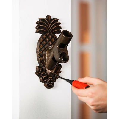 Evergreen Pineapple Mounting Plate- 3.5 X 8.75 Inches Durable Outdoor Flag Hardware 5 Evergreen Pineapple Mounting Plate- 3.5 X 8.75 Inches Durable Outdoor Flag Hardware - Image 3