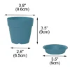 Unique Bargains Plastic Home Garden Gardening Round Design Plant Flower Holder Planter Pot Tray -Garden & Outdoors GUEST ef78a1b4 81a0 4b64 862a 282f48eff05f