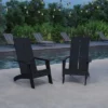 Merrick Lane Set Of 2 Modern All-Weather Poly Resin Wood Adirondack Chairs -Garden & Outdoors GUEST f002c66b d987 44f0 bc9d 809f84bebb03