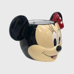 Disney 5" Wide Minnie Mouse Bust Ceramic Indoor Outdoor Planter Pot Multicolor