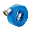 Apache 98138045 2" Diameter 50' Long Reinforced PVC Lay-Flat Discharge Pool Fuel Sump-Pump Hose With Aluminum Short-Shank Connections, Blue (2 Pack) -Garden & Outdoors GUEST f1cb84ea ab0e 4417 ba0f 013bca7c9862
