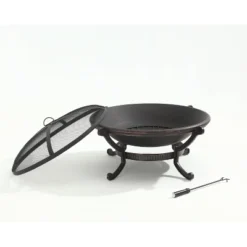 Ashland Firepit - Black - Crosley