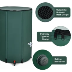 Costway 100 Gallon Portable Rain Barrel Water Collector Collapsible Tank W/Spigot Filter -Garden & Outdoors GUEST f421e1d8 97b7 41d1 ae87 f530dea991a1