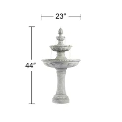 John Timberland Pineapple Modern 3 Tier Cascading Outdoor Floor Water Fountain 44" For Yard Garden Patio Home Deck Porch House Exterior Balcony Roof 12 John Timberland Pineapple Modern 3 Tier Cascading Outdoor Floor Water Fountain 44" For Yard Garden Patio Home Deck Porch House Exterior Balcony Roof -Garden & Outdoors GUEST f458415c 9324 4a0f bc31 d449e0cabfb2