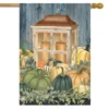 Autumn's Glow Lantern Primitive House Flag Fall Pumpkins 28"x40" Briarwood Lane -Garden & Outdoors GUEST f4cbbf05 6745 4183 a307 9348529ef4fa