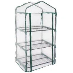 Sunnydaze Decor Sunnydaze Outdoor Portable Growing Rack 3-Tier Greenhouse With Roll-Up Door - 3 Shelves - Clear 13 Sunnydaze Decor Sunnydaze Outdoor Portable Growing Rack 3-Tier Greenhouse With Roll-Up Door - 3 Shelves - Clear -Garden & Outdoors GUEST f9d93a32 5862 496a 85c8 4fdc9aab67dd