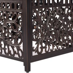 5pc Outdoor Dining Set With 48" Rectangle Fire Table & Deep Seating Swivel Rocking Chairs, Wind Blocker Lid & Covers - Oakland Living 22 5pc Outdoor Dining Set With 48" Rectangle Fire Table & Deep Seating Swivel Rocking Chairs, Wind Blocker Lid & Covers - Oakland Living -Garden & Outdoors GUEST fe6bf3d4 ec6a 43e8 9000 8aa3a927b2c1