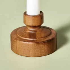 7"x3" Flameless Christmas Window Candle With Wood Base - Hearth & Hand™ With Magnolia -Garden & Outdoors GUEST ffd6975e 2146 4e21 8ea0 9c4d357bd4f0